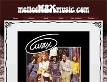 Tablet Screenshot of meltedwaxmusic.com